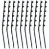 F/Pole - 6Line Angle Tube Black