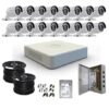 HIK HD-TVI 16 Ch DVR 16 Cam MAXI Kit
