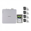 HIK HD-TVI 4Ch Hi-Res DVR 4 Cam Base Kit