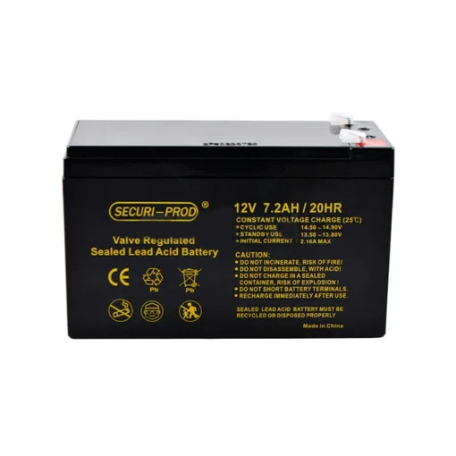 Securi-Prod Battery 12V 7.2Ah SLA