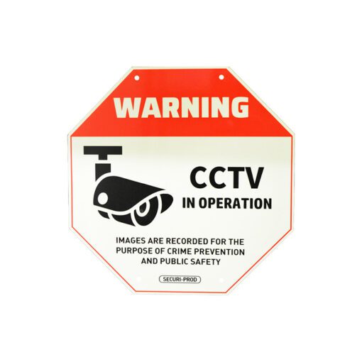 CCTV Sign Luminous Small 220 x 220mm