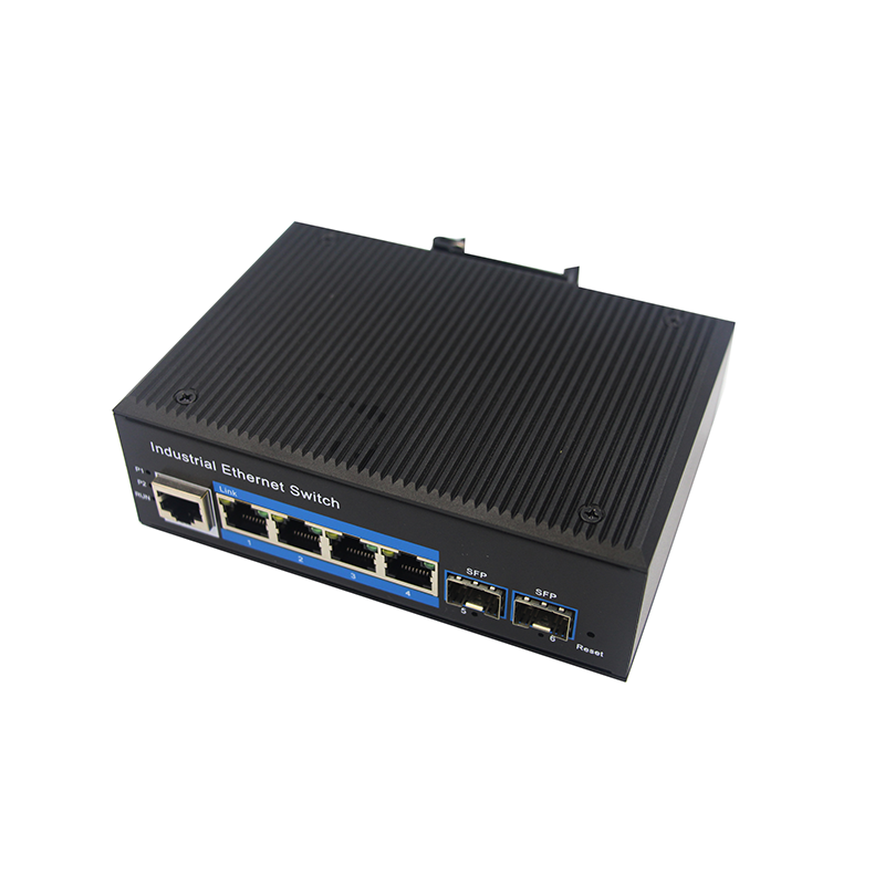 UTEPO 4 Port Gb Managed Industrial PoE +2 Gb SFP Switch (Incl PSU ...