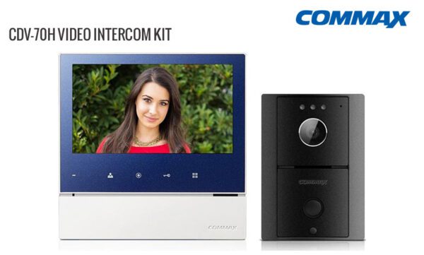 COMMAX Col 7" Hands Free Vid Int Kit