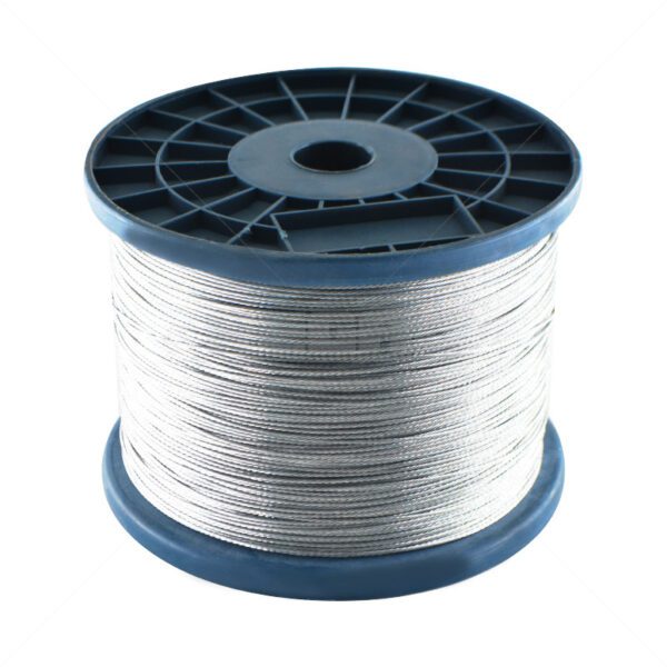 Braided Wire - Galv 1.2mm / 5Kg Reel