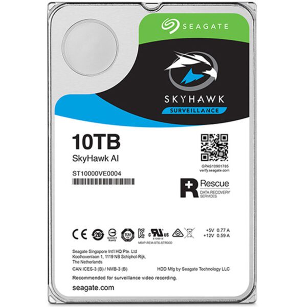 SkyHawk Surveillance AI HDD 10TB SATA