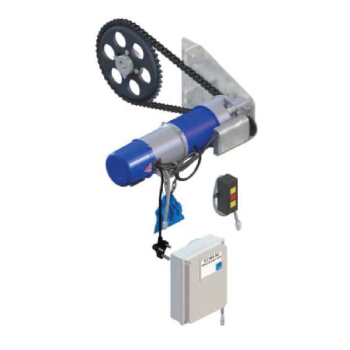 Nice Roller Shutter Motor RS 500 AC + W/Con + C/Wheel + Chain