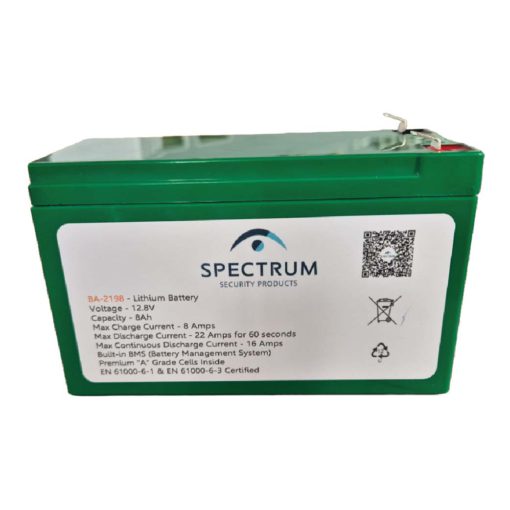 12.8V 8AH LITHIUM BATTERY 151 mm x 65 mm x 95 mm