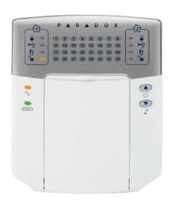 Alternative view of K32+  32 Z  HARDWIRED LED KEYPAD