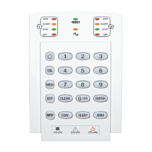 K10V  10 ZONE HARDWIRED LED KEYPAD - Image 2