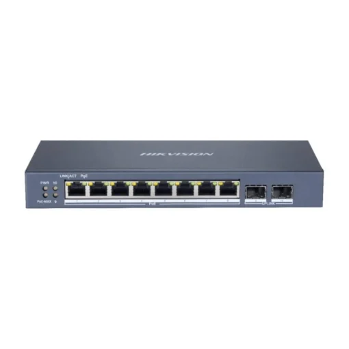 HIKVISION 8 Port Gigabit PoE Smart + 2 Gbps SFP Switch