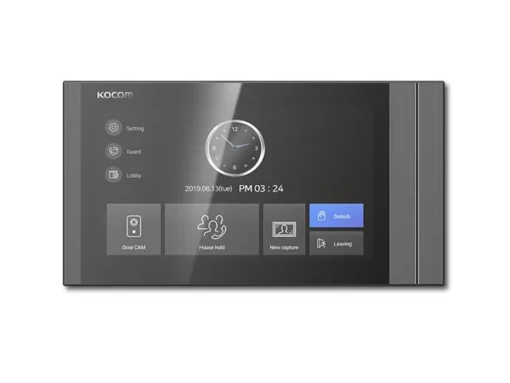 Kocom Hands Free Video Intercom 7" Video - Black