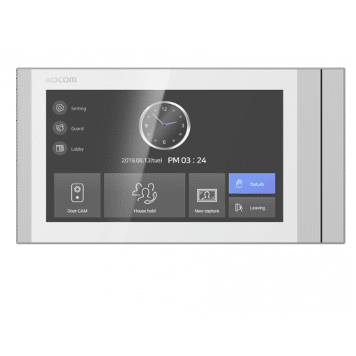 Kocom Hands Free Video Intercom 7" Video - White