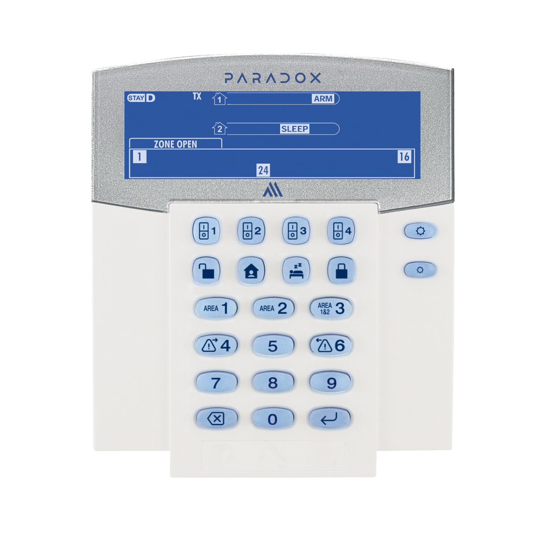 K38M 32-Zone Wireless LCD KEYPAD