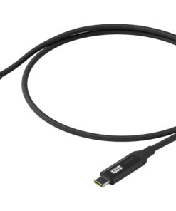 Ubiquiti USB-C Cable with Charge Display Black | UACC-Cable-USB-100W-1M-BK