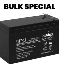 10 Bulk PS7-12 12V 7AH Battery