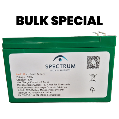 8 Bulk 12.8V 8AH Lithium Battery