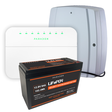 ZX10M 10 Zone Expander + 3,2AMP Li-ION PSU + 8AH Li-ION