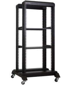 Linkbasic 22U 600 Deep Open Rack & 2 Shelves