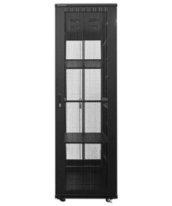 Linkbasic 42U 1M Deep Cabinet 4 Fans 3 Shelves & Perforated Steel Doors