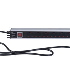 Linkbasic 6 Way Aluminium Moulded Rack Mount PDU