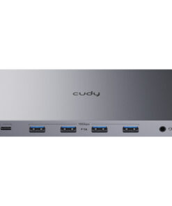 Cudy Dual 4K 10Gbps USB-A & USB-C Gigabit Ethernet Docking Station