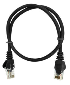 Linkbasic 50cm UTP Cat5e Flylead Black