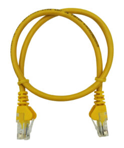 Linkbasic 50cm UTP Cat5e Flylead Yellow