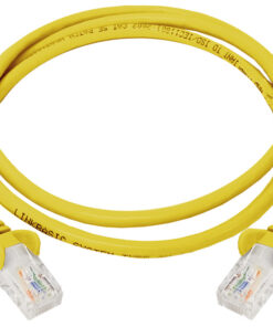 Linkbasic 1 Metre UTP Cat5e Flylead Yellow