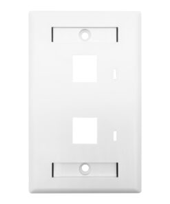 Linkbasic Two Port Faceplate 115 x 70mm