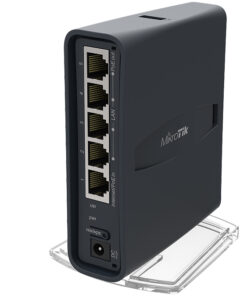 MikroTik hAP ac Lite Tower 5 Port Ethernet 750Mbps WiFi 5 Router