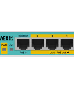 MikroTik hEX PoE Lite 5 Port Ethernet 4 PoE Router
