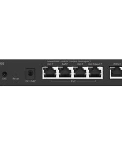 Reyee 5 Port Gigabit 2 WAN 4 PoE 54W 100 User Cloud Router