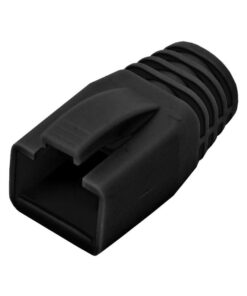 Linkbasic Black Boots for RJ45-6FTP