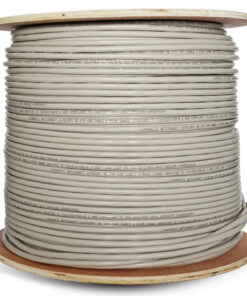 Linkbasic 305m Drum Cat5e Solid Shielded Grey FTP Cable