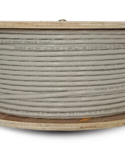 Linkbasic 100m Drum Cat6a Solid Grey UTP Cable