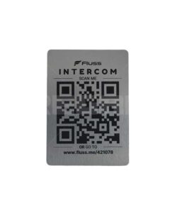 Fluss Smart Intercom - A4 QR - AV