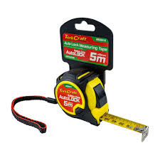 Measuring Tape Autolock 5m x 19mm Rubber