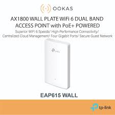 AX3000 Wall Plate WiFi 6 EAP615-Wall