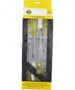 Screwdriver Set - MTS 6 Piece Black Tip