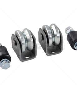 Gate Wheel Kit - 60mm E/Plated