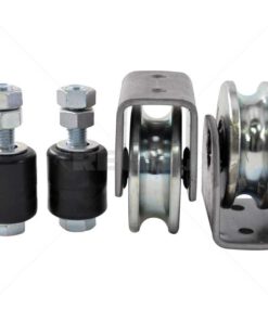 Gate Wheel Kit - 80mm U - Profile Elect