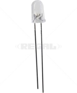 LED 5mm Hi-bright Blue + Gromm