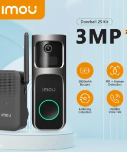 IMOU Doorbell 3 4MP AI Battery Panoramic View Camera Wi-Fi Kit