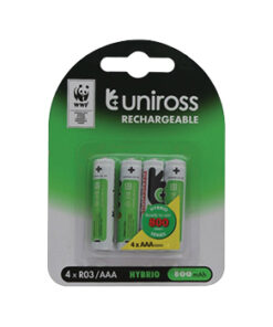 Uniross AA Recharge Batteries 4 PK 2100 mAH