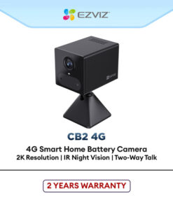 EZVIZ CB2 2K 4G Smart Home Battery Camera – BLACK (Type-C)