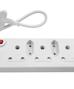 Multi Plug 3x16A 3x5A 0.5m Cord White