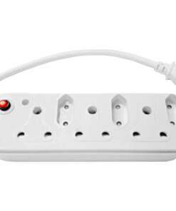 Multi Plug 3x16A 3x5A 0.5m IEC Cord White