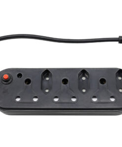 Multi Plug 3x16A 3x5A 0.5m IEC Cord Black