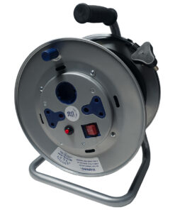 30M 16A Extension Cord on Open Metal Reel
