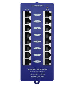 8 Port Gigabit Passive PoE Injector